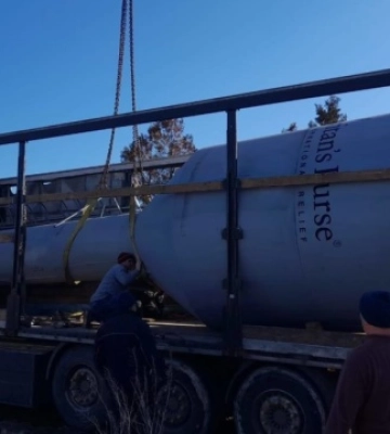 На деокупованій Херсонщині встановили ще одну нову водонапірну башту