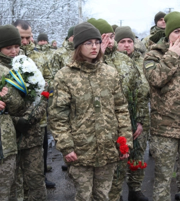 Не дожив до 30: на Волині всім селом попрощалися з прикордонником Миколою Войтовичем