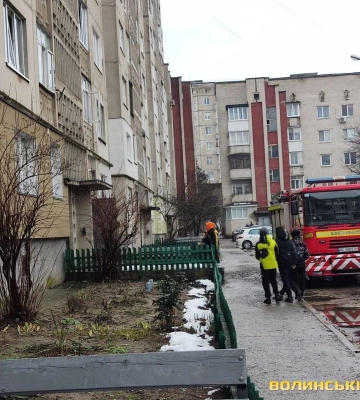 На Чорновола у Луцьку горіла квартира