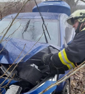 Через аварію на Черкащині травмувалася жінка та двоє дітей