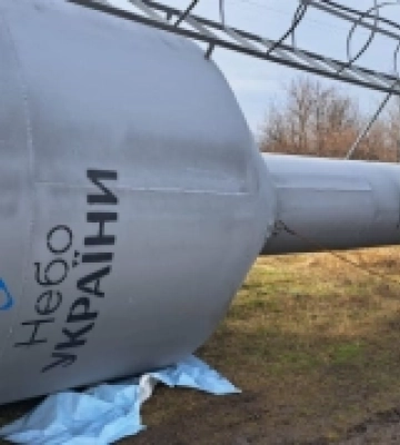 В селі Новомиколаївка Високопільської громади на Херсонщині встановили нову водонапірну башту