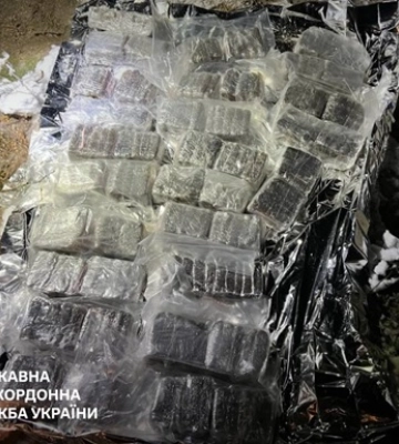 На Волыни пограничники приземлили дрон из 22 кг наркотиков