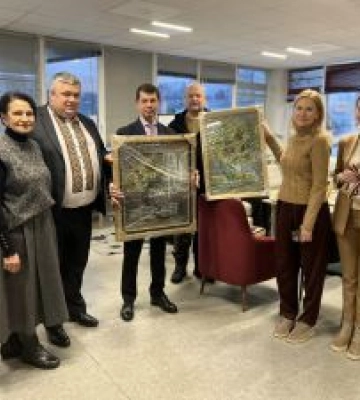 Олена Кондратюк привітала Конфедерацію українців Латвії « Віче» із днем її утворення