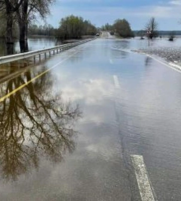 У Костополі підтопило приватне господарство
