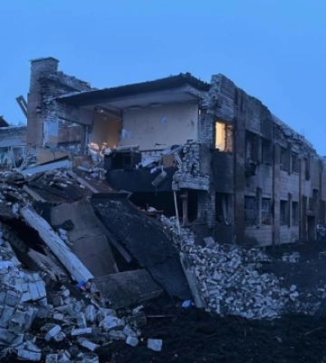 Російська армія вночі вдарила із С-300 по селу на Харківщині