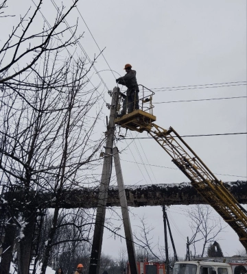 У Харкові відновили електропостачання після атаки шахедів 