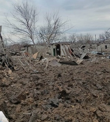Россияне ночью нанесли удар по Селидово, ранена женщина и двое ее внуков