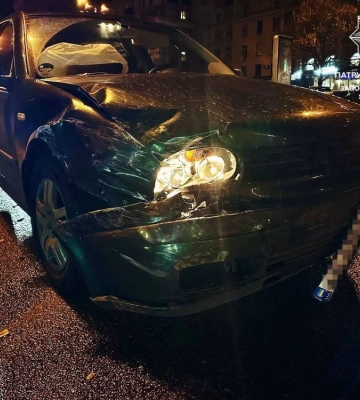 У Запоріжжі сталася ДТП: у водія рівень алкоголю перевищив допустиму норму в 13 разів