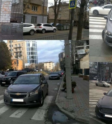 За тиждень у Дніпрі на водіїв виписали майже 3 тисячі штрафів за паркування з порушеннями