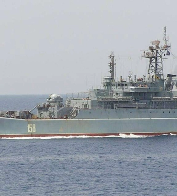 У Чорному морі знищили великий десантний корабель окупантів &quot;Цезар Куніков&quot;