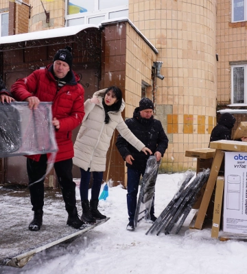 Благодійники забезпечили укриття в Охтирці необхідним обладнанням