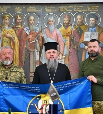 Митрополит Епіфаній відзначив церковними нагородами воїнів-добровольців «Легіону Д»