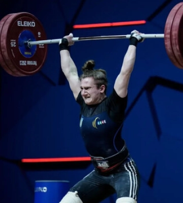 Украинская тяжелоатлетка Конотоп в третий раз в карьере стала абсолютной чемпионкой Европы