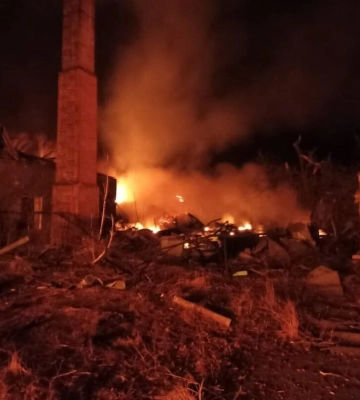 В результате ракетного удара по Чугуеву погиб человек