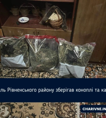 Житель Рівненського району зберігав коноплі та канабіс