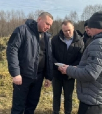 Очільник Волині проінспектував будівництво фортифікаційних споруд на українсько-білоруському кордоні