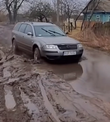 Багнюка та бездоріжжя: опублікували відео жахливої дороги у селі на Волині