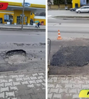 У Рівному провели ямковий ремонт доріг (ФОТО)