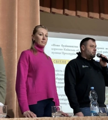 У Гостомелі презентували проєкт відбудови зруйнованого мікрорайону