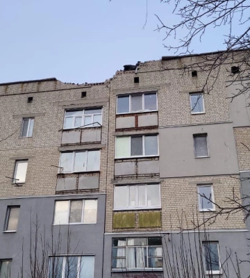 Ракету Х-59 збили на Харківщині: уламки впали на п’ятиповерхівку 