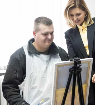 Олена Зеленська ознайомилася із роботою Центру досконалості на Тернопільщині