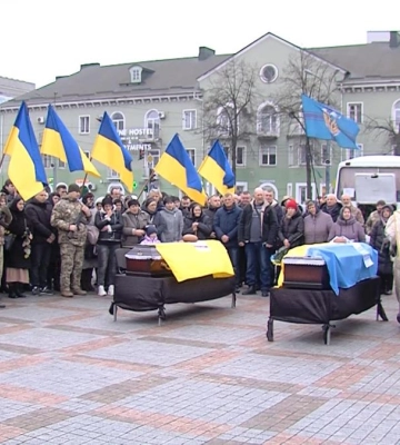 На Рівненщині попрощалися з п&#039;ятьма Героями