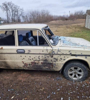 Під час артобстрілу Великої Писарівки окупанти вбили чоловіка