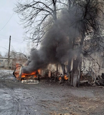 В Никополе мужчина попал под российский артобстрел и погиб