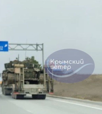 Окупанти перекидають танки на північ окупованого Криму