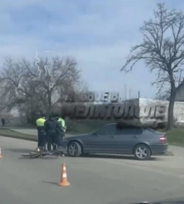 В Мелитополе на центральном проспекте сбили велосипедиста 