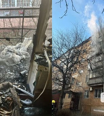 В одній з багатоповерхівок Кривого Рогу горів балкон