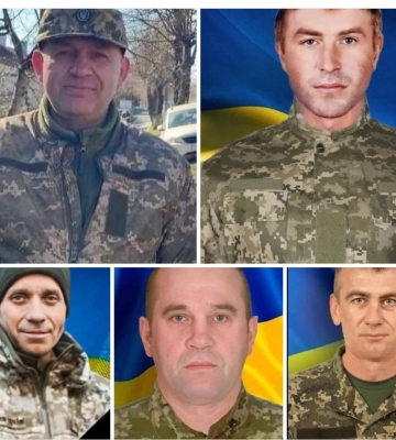 П'ятеро воїнів з Рівненщини доєдналися до Небесного війська П'ятеро воїнів з Рівненщини доєдналися до Небесного війська