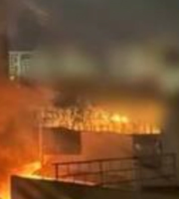 Сьогодні вночі у Львові стався вибух біля вулиці Антоновича, виникла пожежа