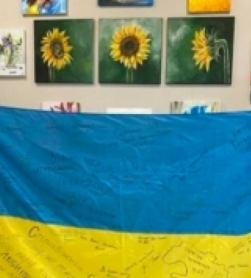 В Австралії продають картини військових, які проходять арттерапію на Рівненщині