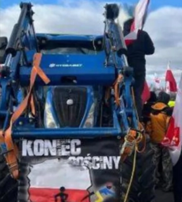 Польські фермери на кордоні з Волинню намагалися заблокувати рух поїздів