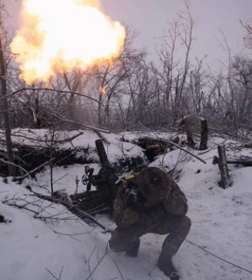 Карта боевых действий в Украине 19 февраля