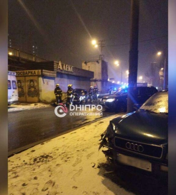 У Дніпрі пʼяний водій спричинив аварію