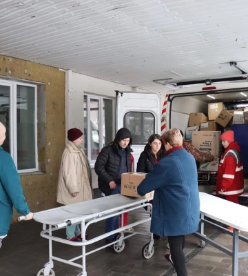 Тростянецька лікарня отримала гуманітарний вантаж від італійських благодійників