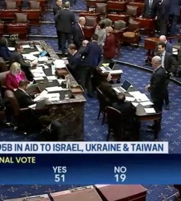 Сенат США підтримав законопроєкт про допомогу Україні, Ізраїлю та Тайваню