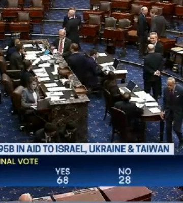Сенат США остаточно підтримав законопроєкт з $60 млрд для України