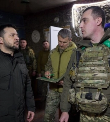 Зеленський відвідав передові позиції бійців під Куп’янськом