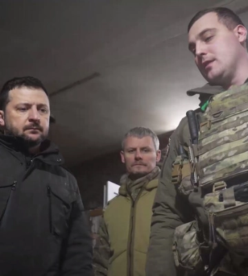 Зеленський приїхав на передову на Куп&#039;янському напрямку