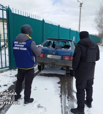 Внаслідок ворожого удару по Вовчанську поранення отримали двоє людей