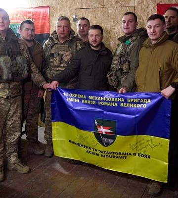 Зеленський відвідав командний пункт захисників Куп&#039;янська