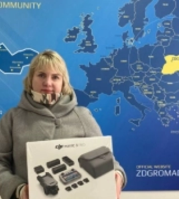 Дружина загиблого воїна зі Здолбунівщини купила дрона на передову