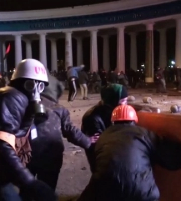 У Києві показали документальний фільм «Євромайдан. Чорновий монтаж»