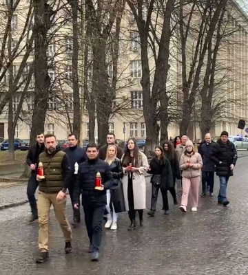 В Ужгороді вшанували пам&#039;ять Героїв Небесної Сотні