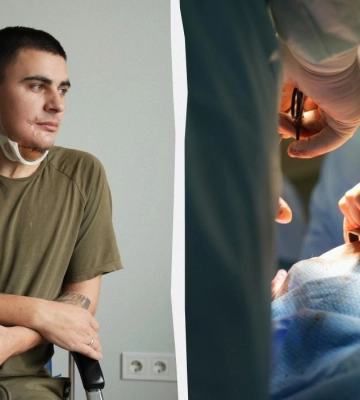 Операция на грани фантастики: во Львове хирурги восстановили челюсть военному