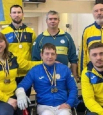 Миколаївські спортсмени здобули вісім медалей на чемпіонат України з фехтування на візках