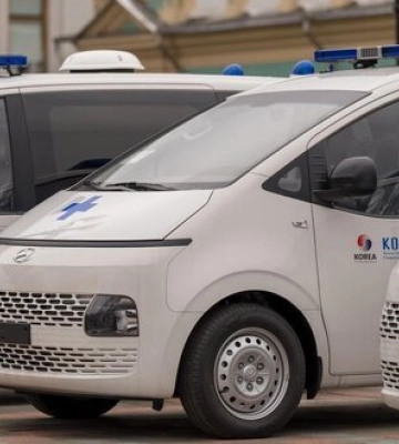 Південна Корея надасть Україні 100 автомобілів швидкої домомоги. ФОТО